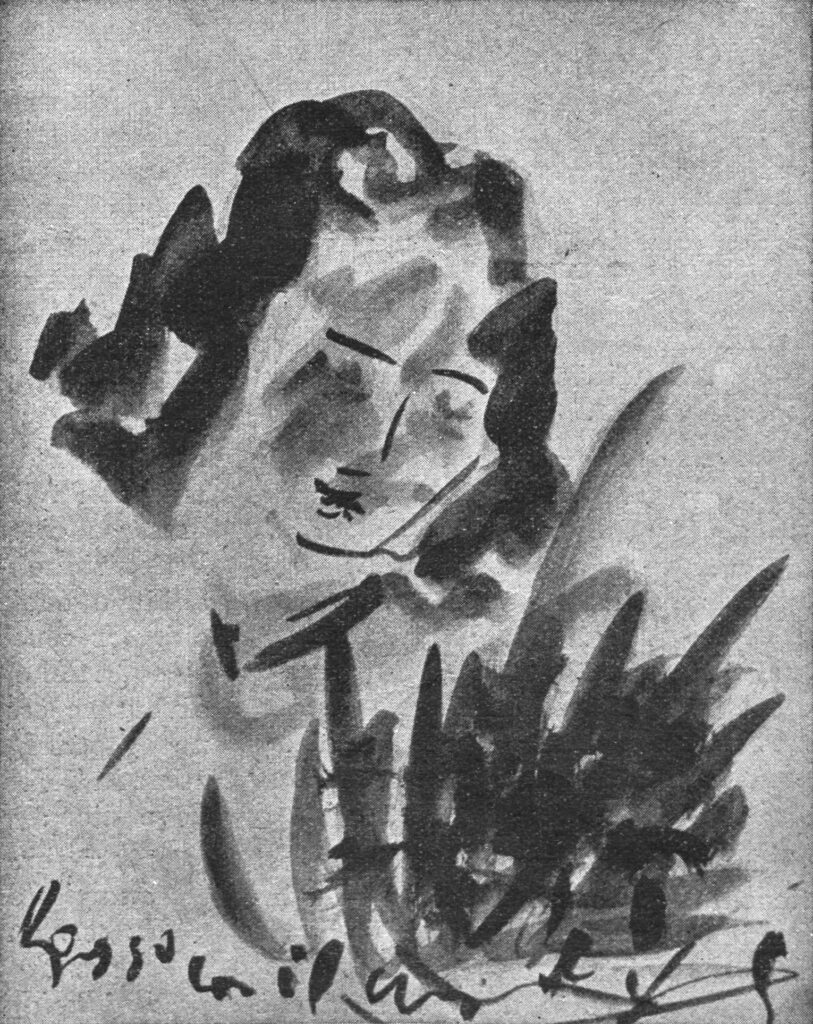 Ragazza con il mazzo di fiori