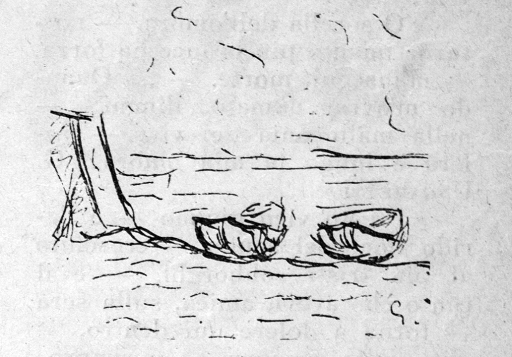 Barche sulla riva del mare