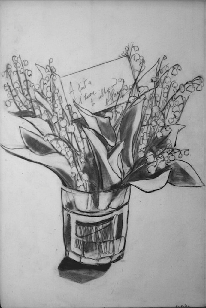 mughetti nel bicchiere