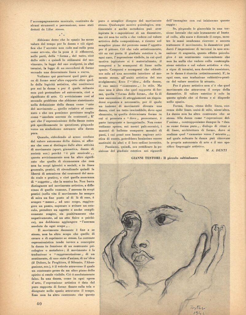 Il piccolo saltimbanco