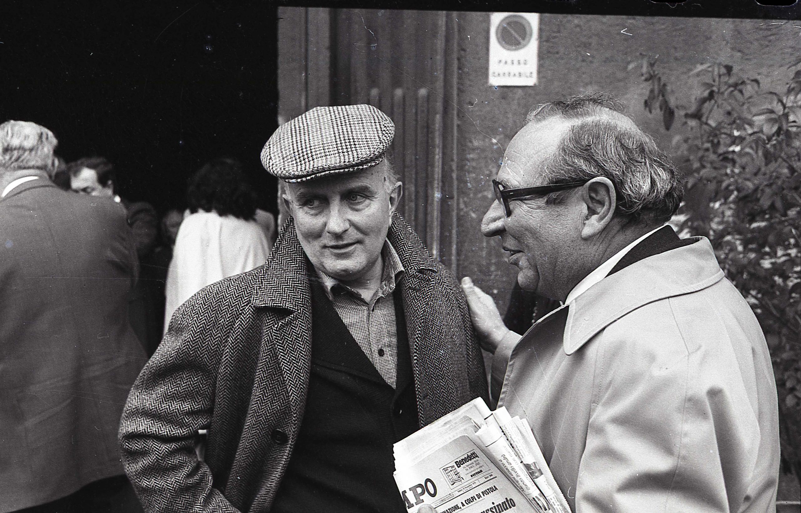 giovanni testori, geno pampaloni febbraio 1980 archivio 6172