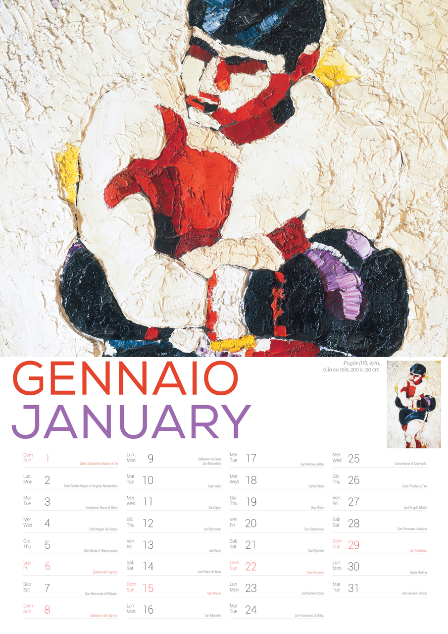 Calendario gennaio