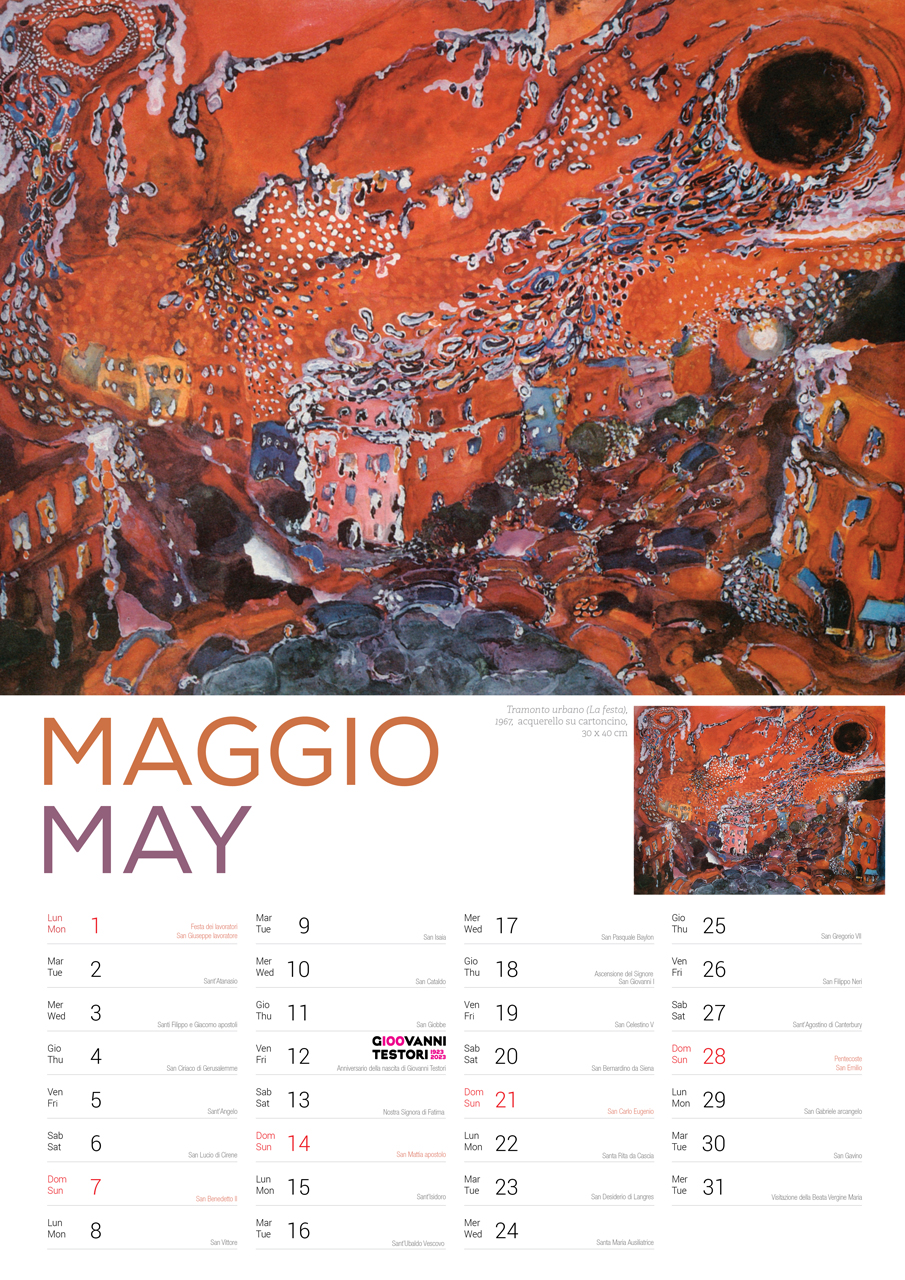Calendario maggio