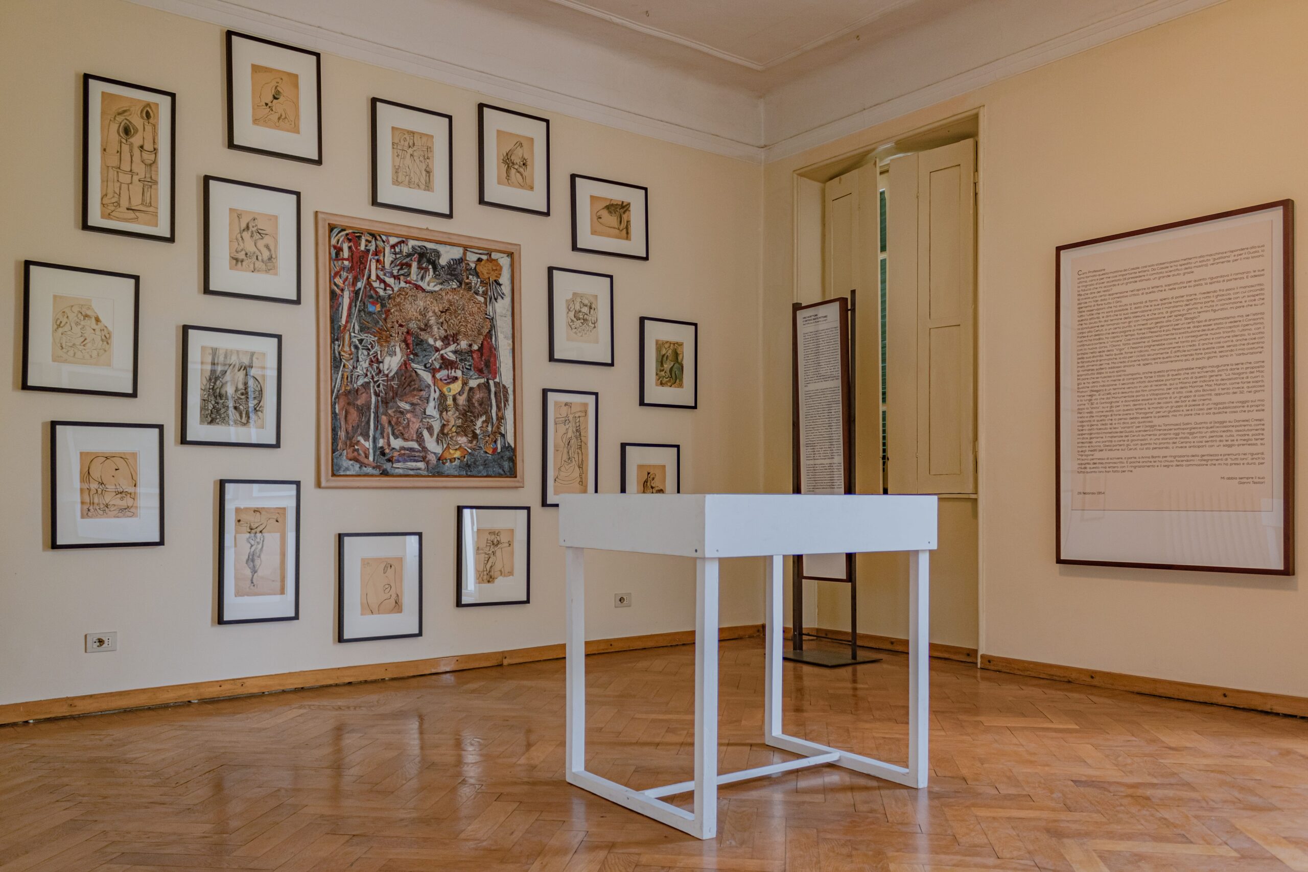 Casa Testori interno crocifissione